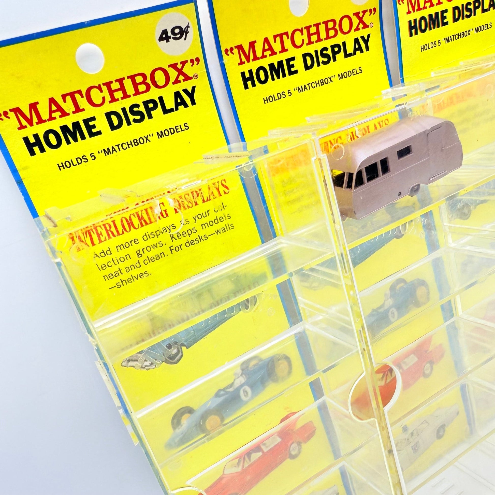 Matchbox Regular Wheels Fred Bronner Corporation US issue display x3 - Magic Matchbox