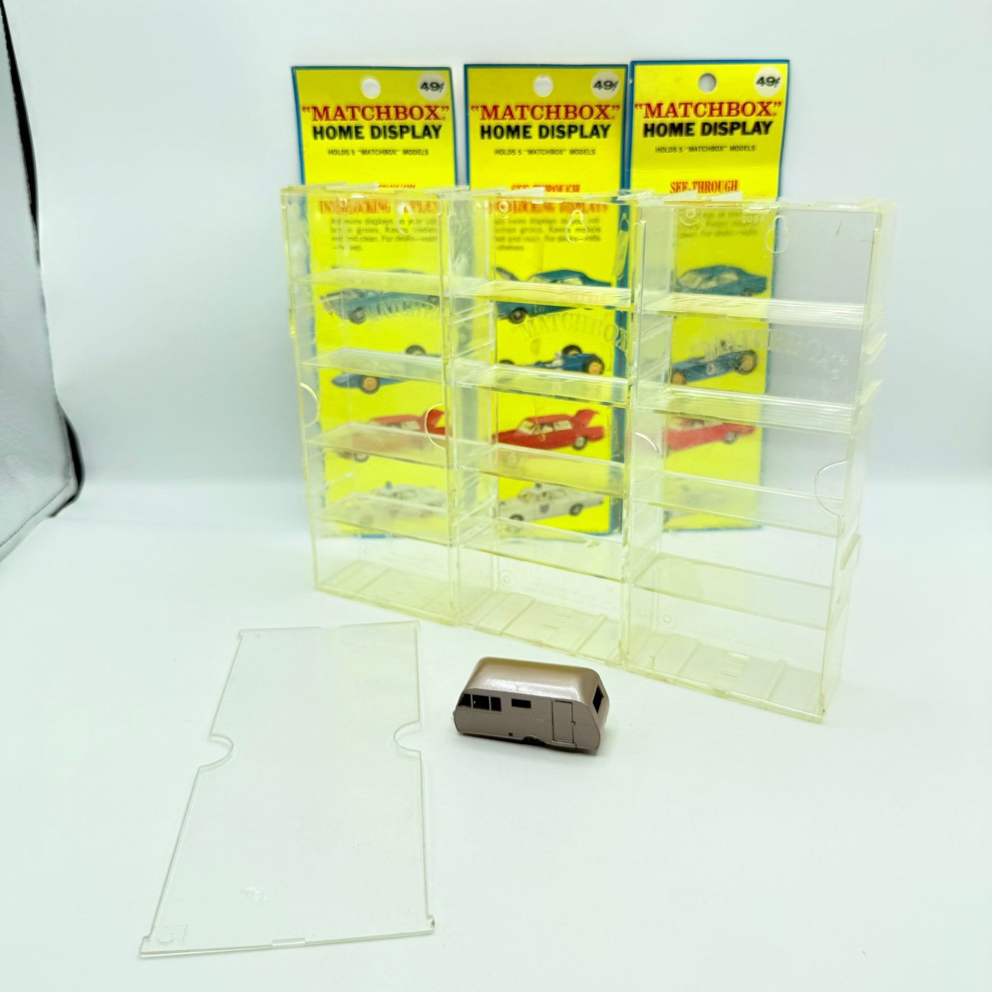 Matchbox Regular Wheels Fred Bronner Corporation US issue display x3 - Magic Matchbox