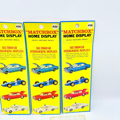 Matchbox Regular Wheels Fred Bronner Corporation US issue display x3 - Magic Matchbox