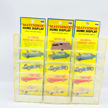 Matchbox Regular Wheels Fred Bronner Corporation US issue display x3 - Magic Matchbox