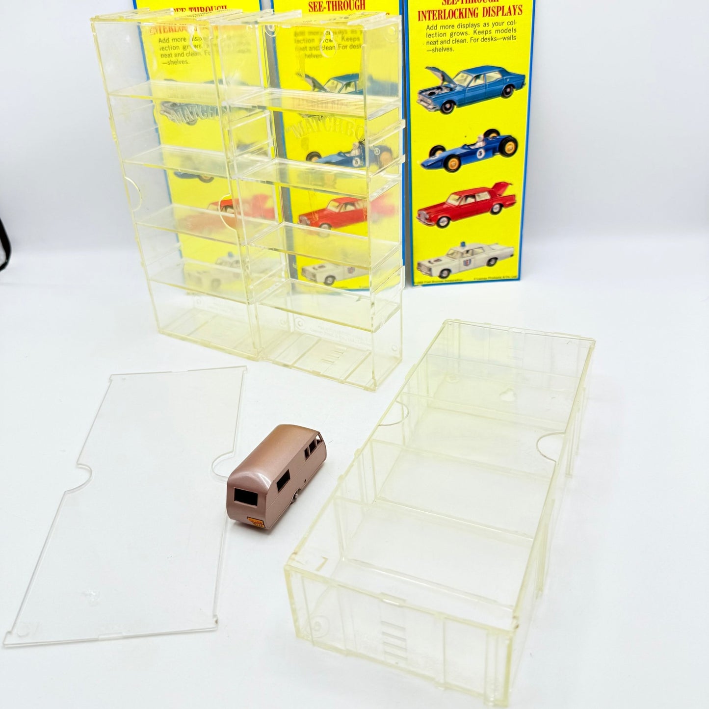 Matchbox Regular Wheels Fred Bronner Corporation US issue display x3 - Magic Matchbox
