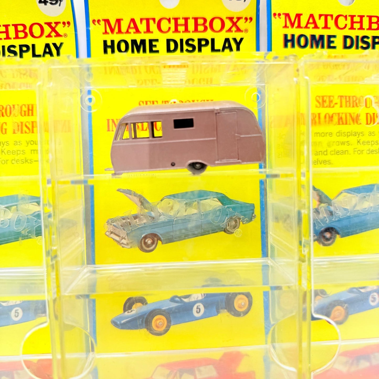 Matchbox Regular Wheels Fred Bronner Corporation US issue display x3 - Magic Matchbox