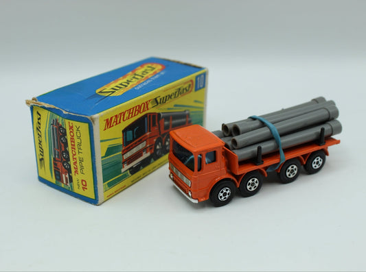 Matchbox Superfast 10 Pipe Truck - Magic Matchbox