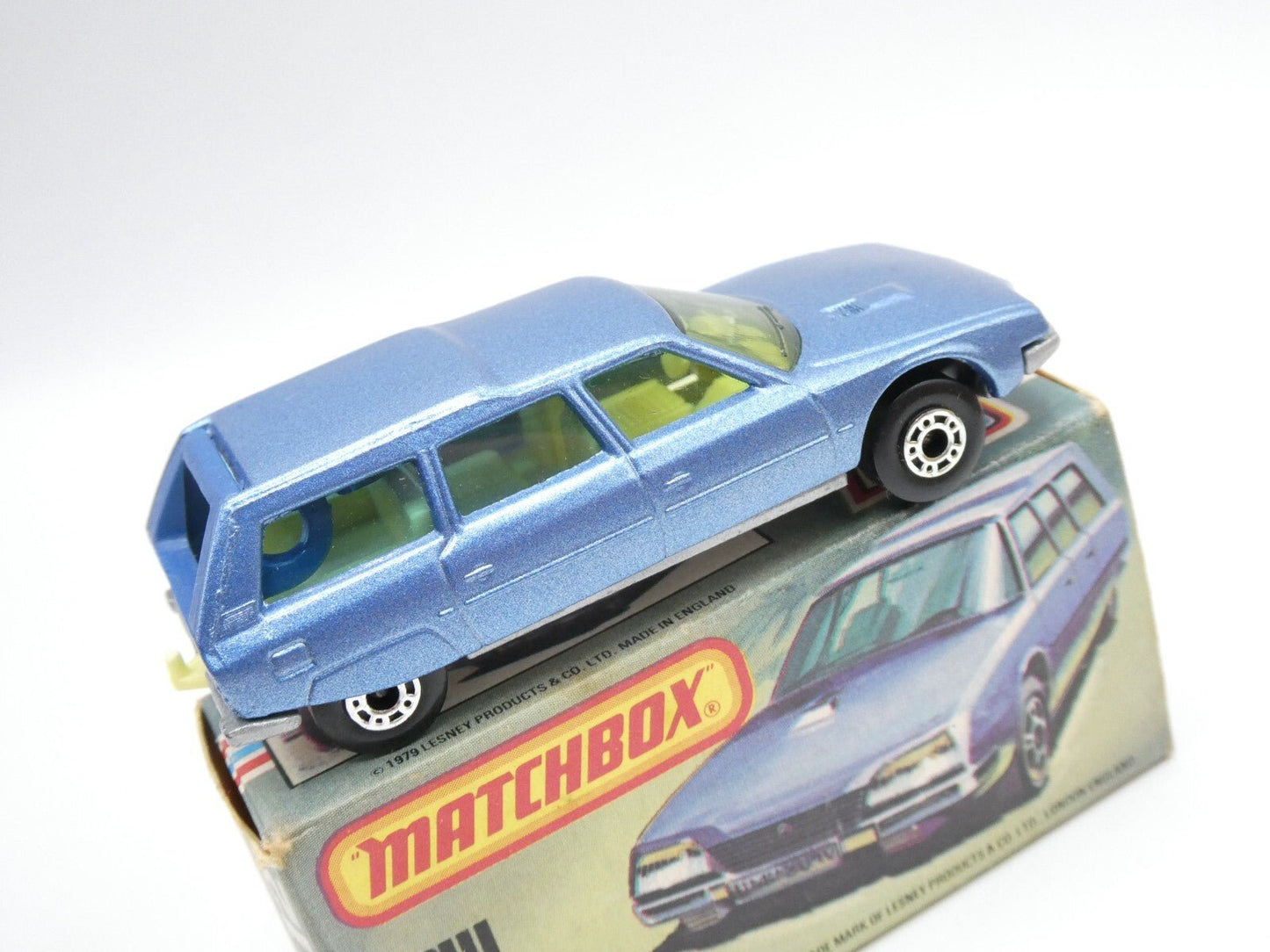 Matchbox Superfast 12 Citroen CX Blue - Blue Tinted Windows - Magic Matchbox