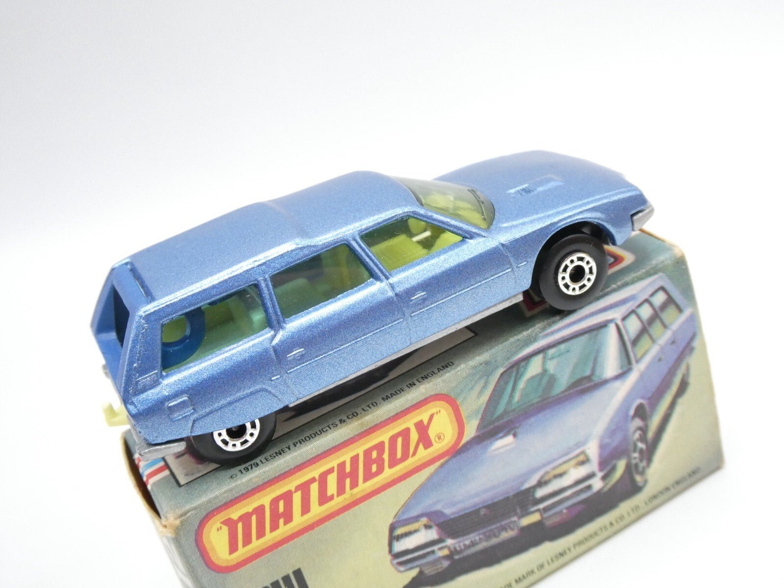 Matchbox Superfast 12 Citroen CX Blue - Blue Tinted Windows - Magic Matchbox