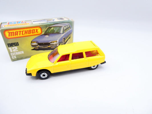 Matchbox Superfast 12 Citroen CX Rare Yellow - Magic Matchbox