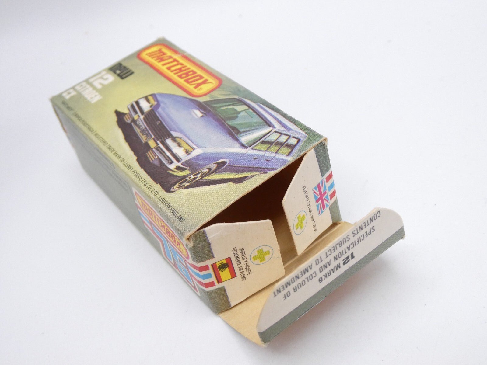 Matchbox Superfast 12 Citroen CX Yellow BLUE GLASS - Magic Matchbox