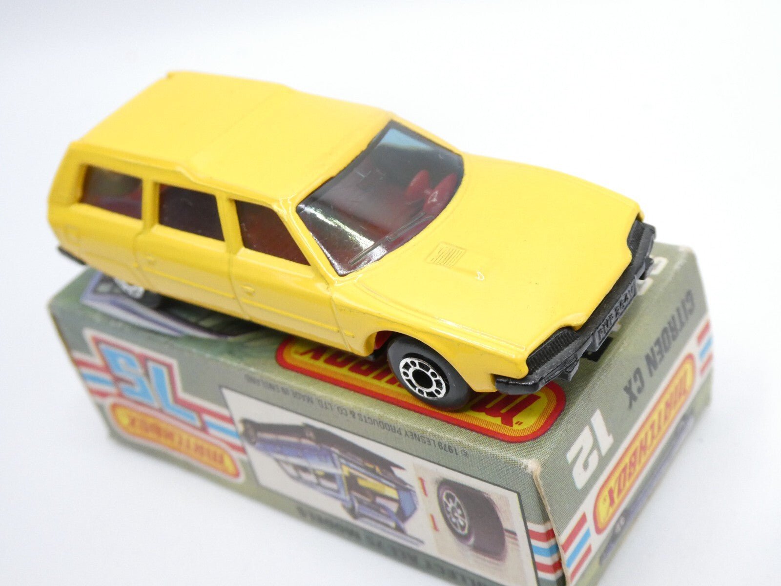 Matchbox Superfast 12 Citroen CX Yellow BLUE GLASS - Magic Matchbox