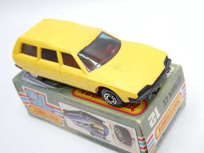 Matchbox Superfast 12 Citroen CX Yellow BLUE GLASS - Magic Matchbox