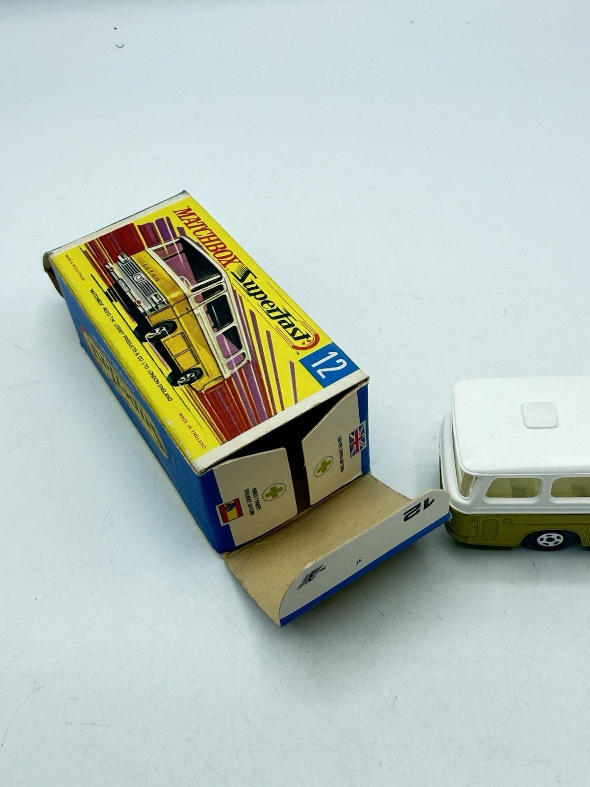 Matchbox Superfast 12 Setra Coach Metallic Gold - Magic Matchbox