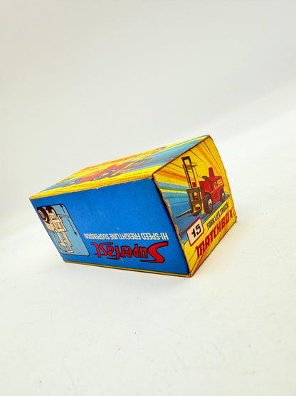 Matchbox Superfast 15 Fork Lift Truck - Magic Matchbox