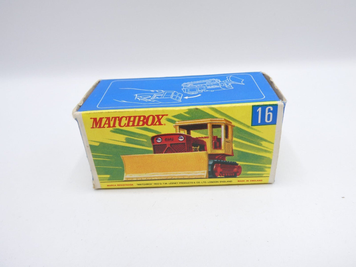 Matchbox Superfast 16 Case Tractor Empty Original Box - Magic Matchbox