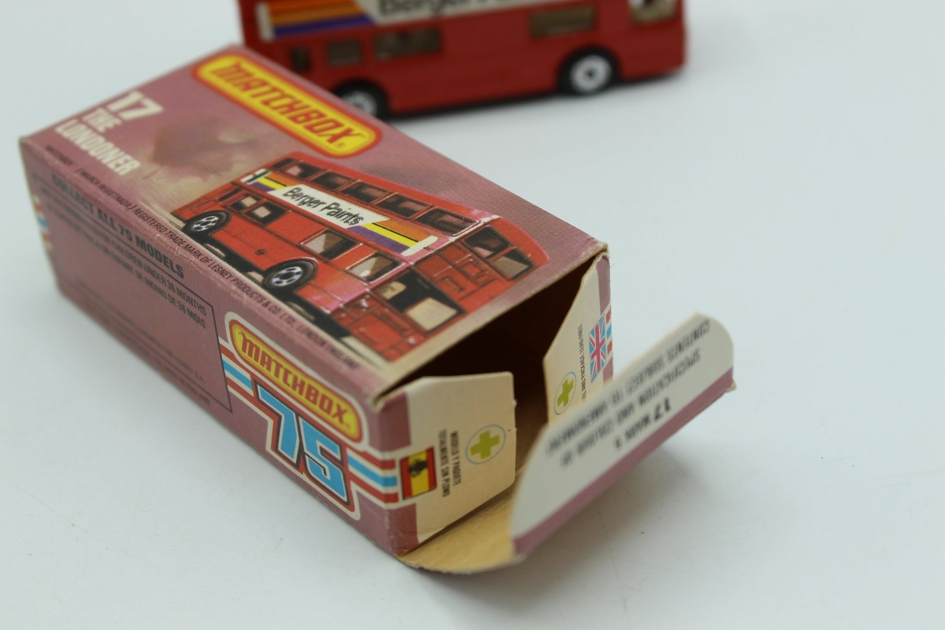 Matchbox Superfast 17 The Londoner - Berger Paints - Magic Matchbox