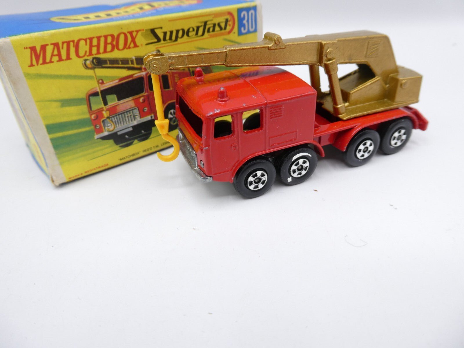 Matchbox Superfast 30 8 Wheeler Mobile Crane - Near Mint & Boxed - Magic Matchbox