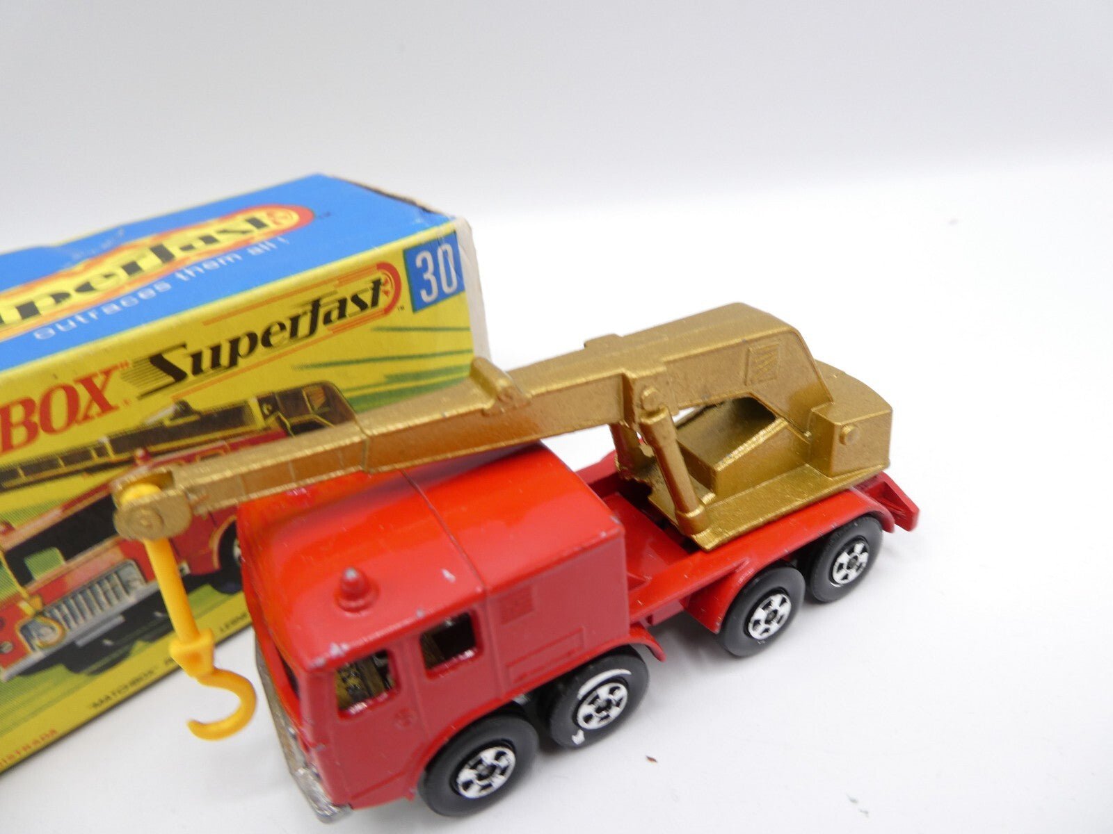 Matchbox Superfast 30 8 Wheeler Mobile Crane - Near Mint & Boxed - Magic Matchbox