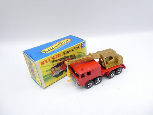 Matchbox Superfast 30 8 Wheeler Mobile Crane - Near Mint & Boxed - Magic Matchbox