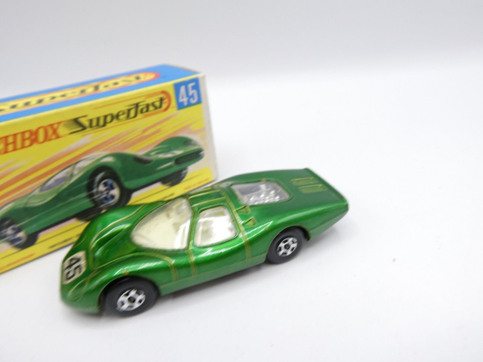 Matchbox Superfast 45 Ford Group 6 Black Base boxed - Magic Matchbox
