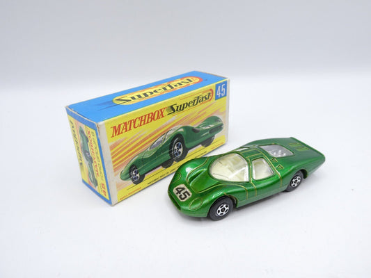 Matchbox Superfast 45 Ford Group 6 Black Base boxed - Magic Matchbox