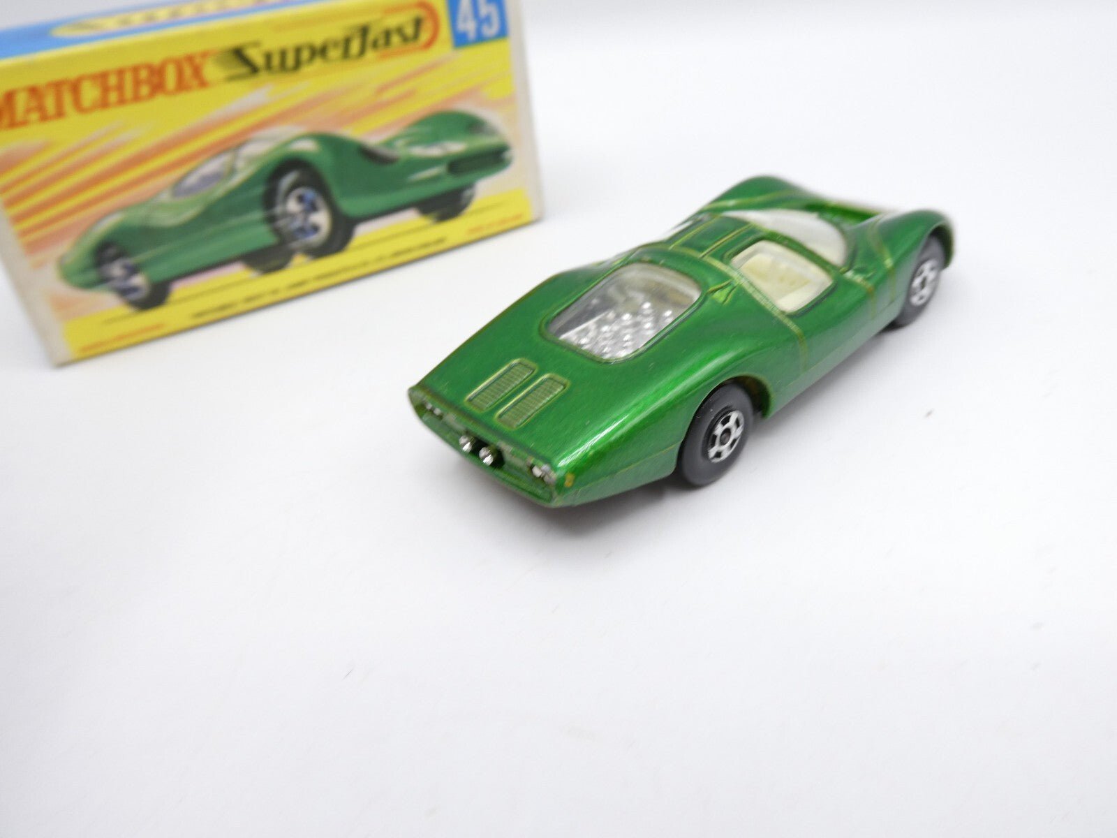 Matchbox Superfast 45 Ford Group 6 Black Base boxed - Magic Matchbox