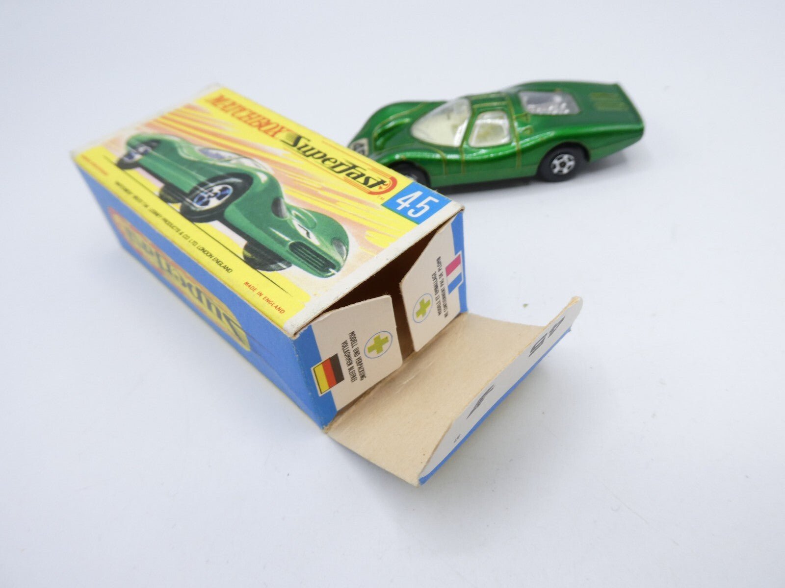 Matchbox Superfast 45 Ford Group 6 Black Base boxed - Magic Matchbox