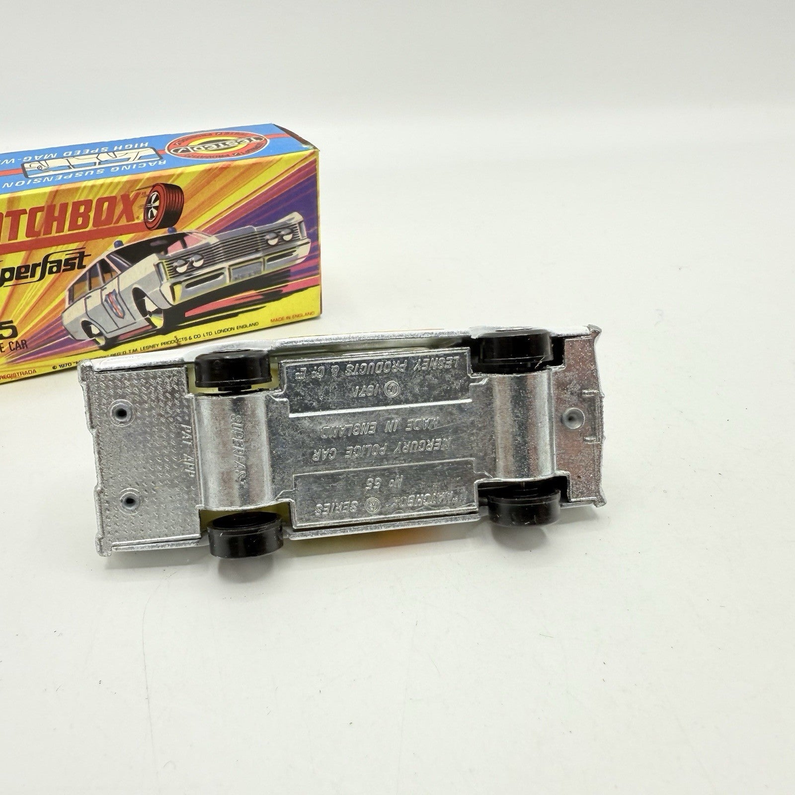 Matchbox Superfast 55 Mercury Police Station Wagon with Bonnet & Door Labels - Magic Matchbox