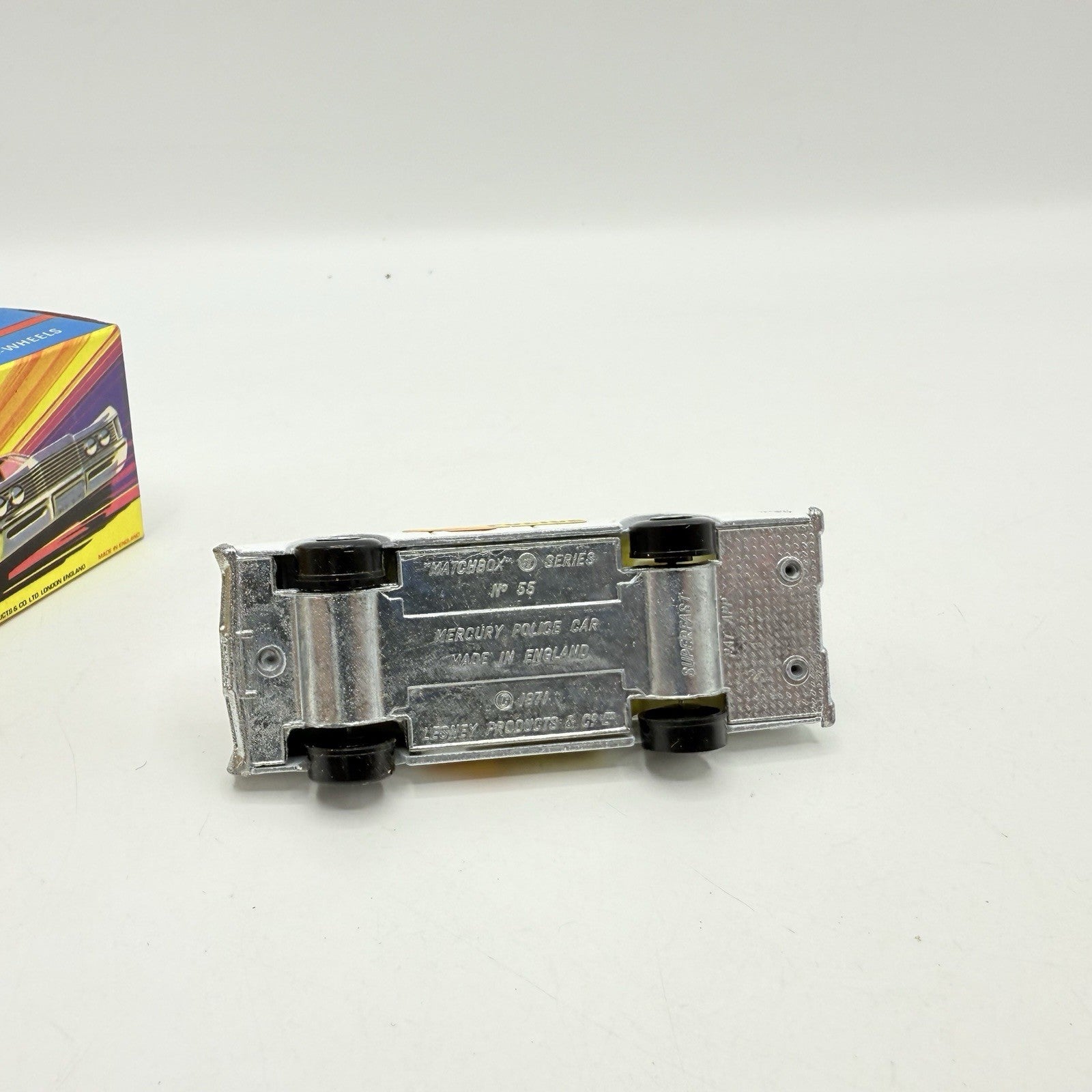 Matchbox Superfast 55 Mercury Police Station Wagon with Bonnet & Door Labels - Magic Matchbox