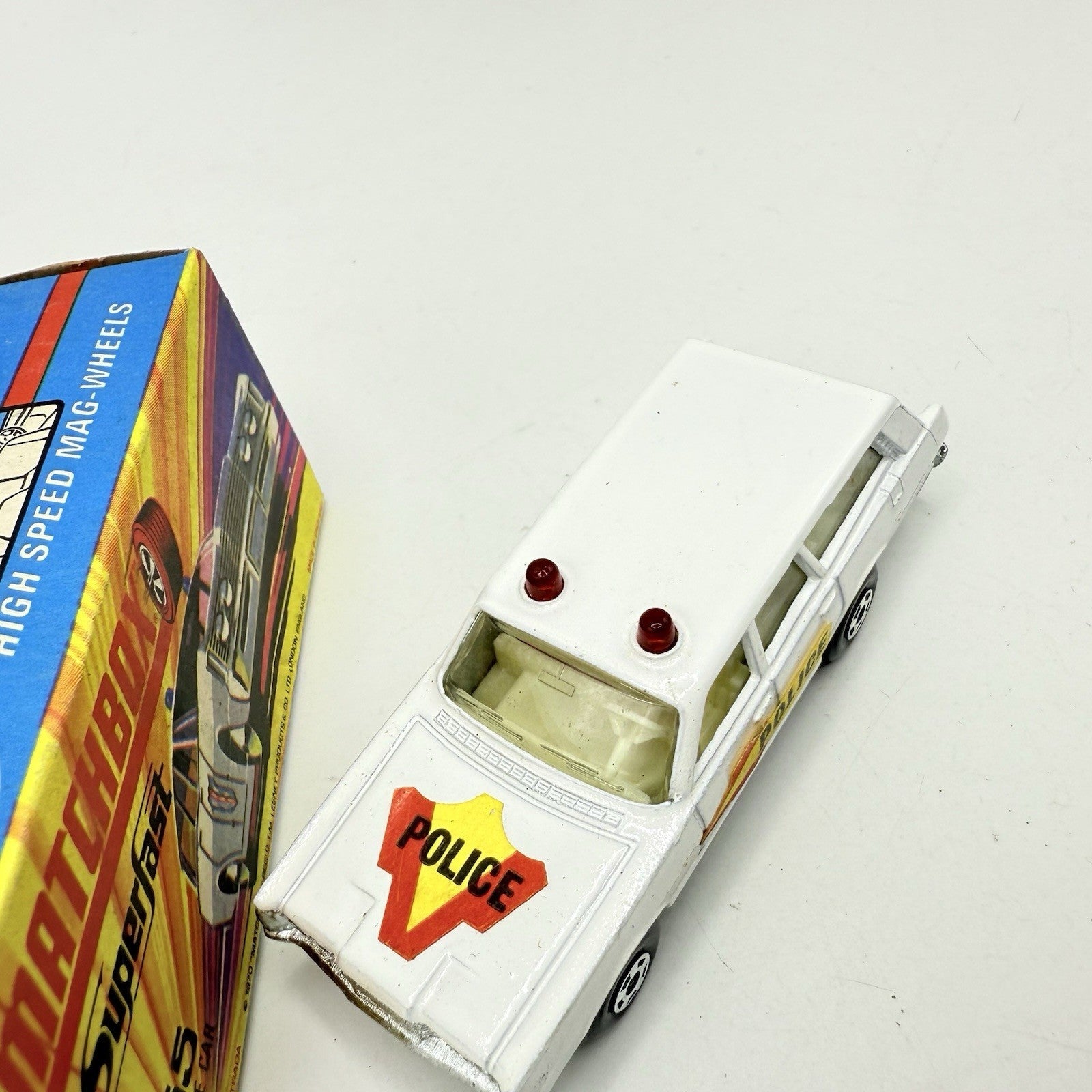 Matchbox Superfast 55 Mercury Police Station Wagon with Bonnet & Door Labels - Magic Matchbox