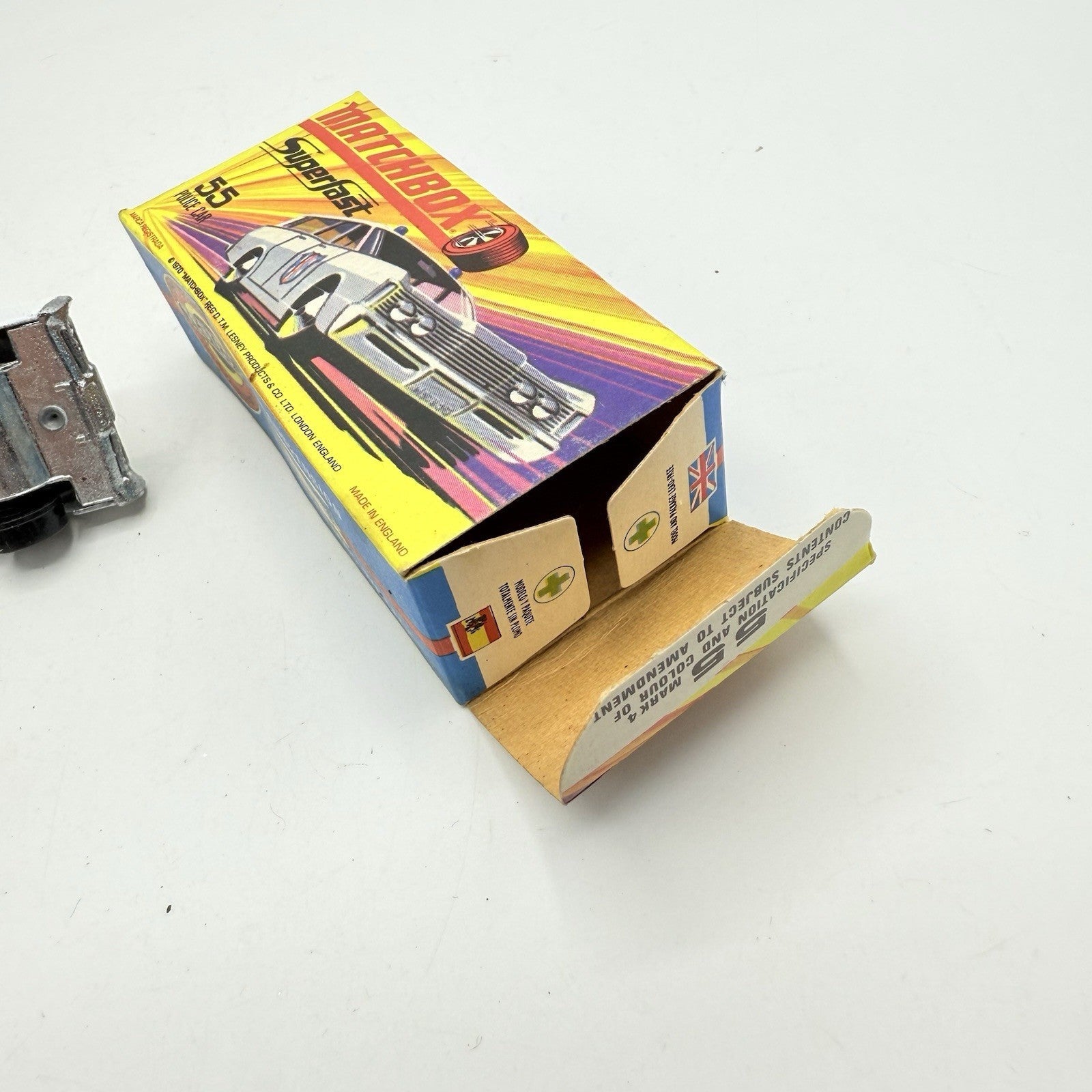 Matchbox Superfast 55 Mercury Police Station Wagon with Bonnet & Door Labels - Magic Matchbox
