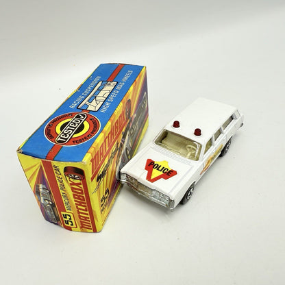 Matchbox Superfast 55 Mercury Police Station Wagon with Bonnet & Door Labels - Magic Matchbox