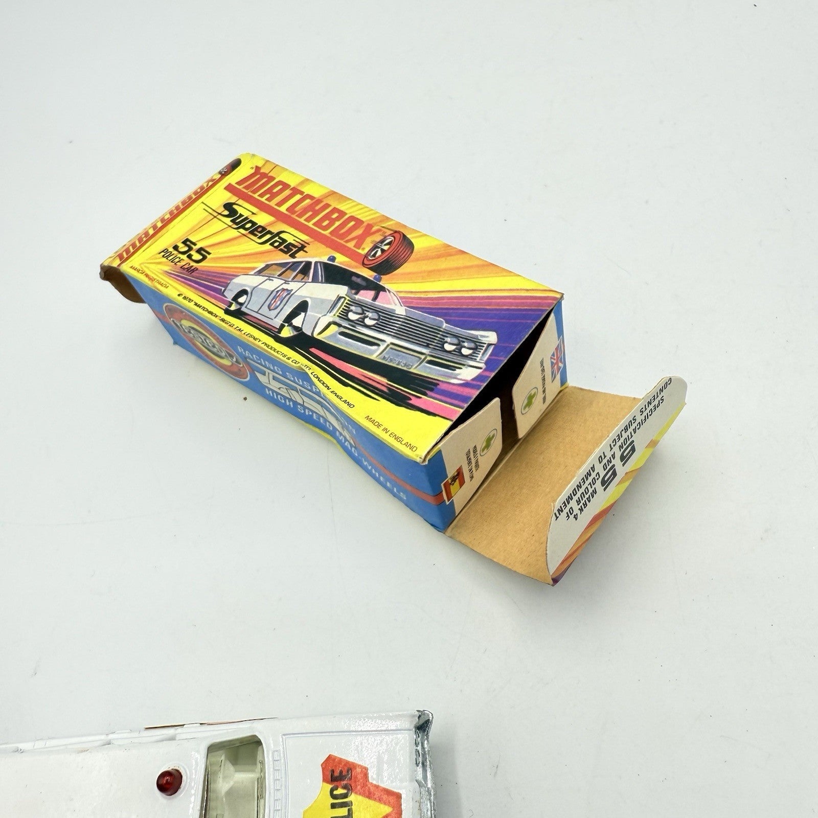 Matchbox Superfast 55 Mercury Police Station Wagon with Bonnet & Door Labels - Magic Matchbox