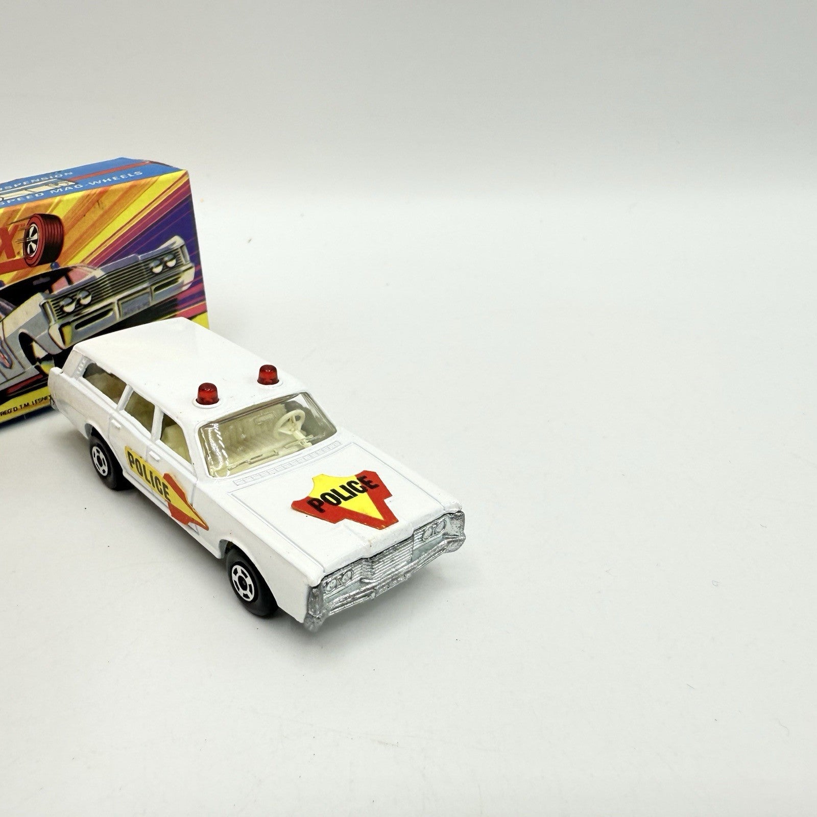 Matchbox Superfast 55 Mercury Police Station Wagon with Bonnet & Door Labels - Magic Matchbox