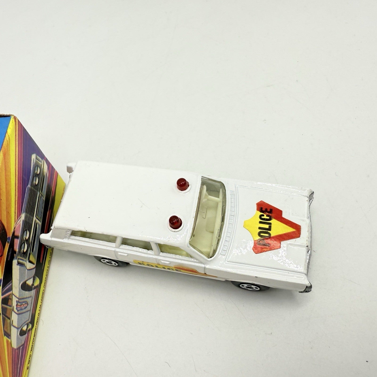 Matchbox Superfast 55 Mercury Police Station Wagon with Bonnet & Door Labels - Magic Matchbox