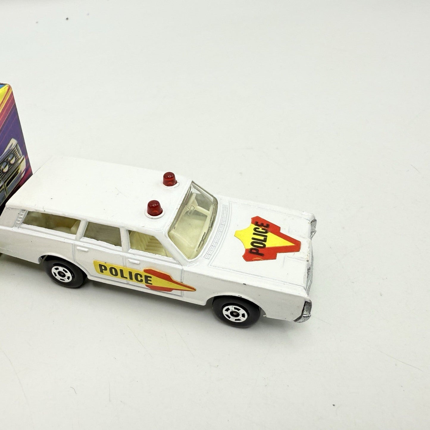 Matchbox Superfast 55 Mercury Police Station Wagon with Bonnet & Door Labels - Magic Matchbox