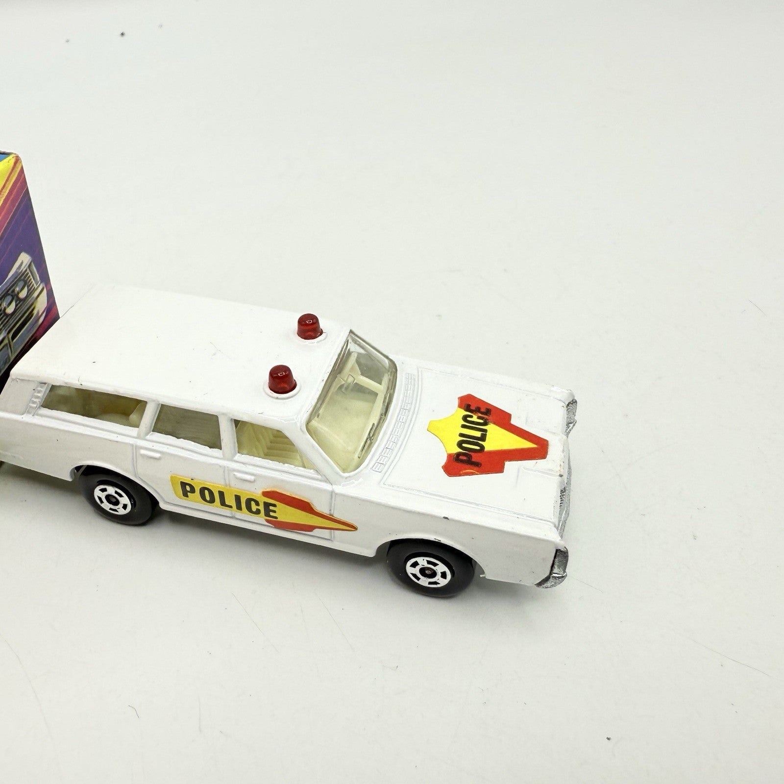 Matchbox Superfast 55 Mercury Police Station Wagon with Bonnet & Door Labels - Magic Matchbox