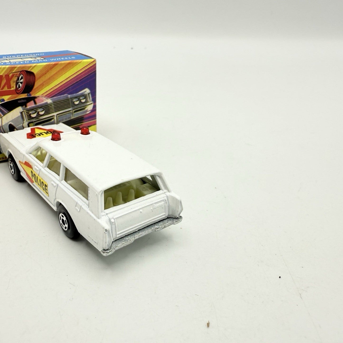 Matchbox Superfast 55 Mercury Police Station Wagon with Bonnet & Door Labels - Magic Matchbox