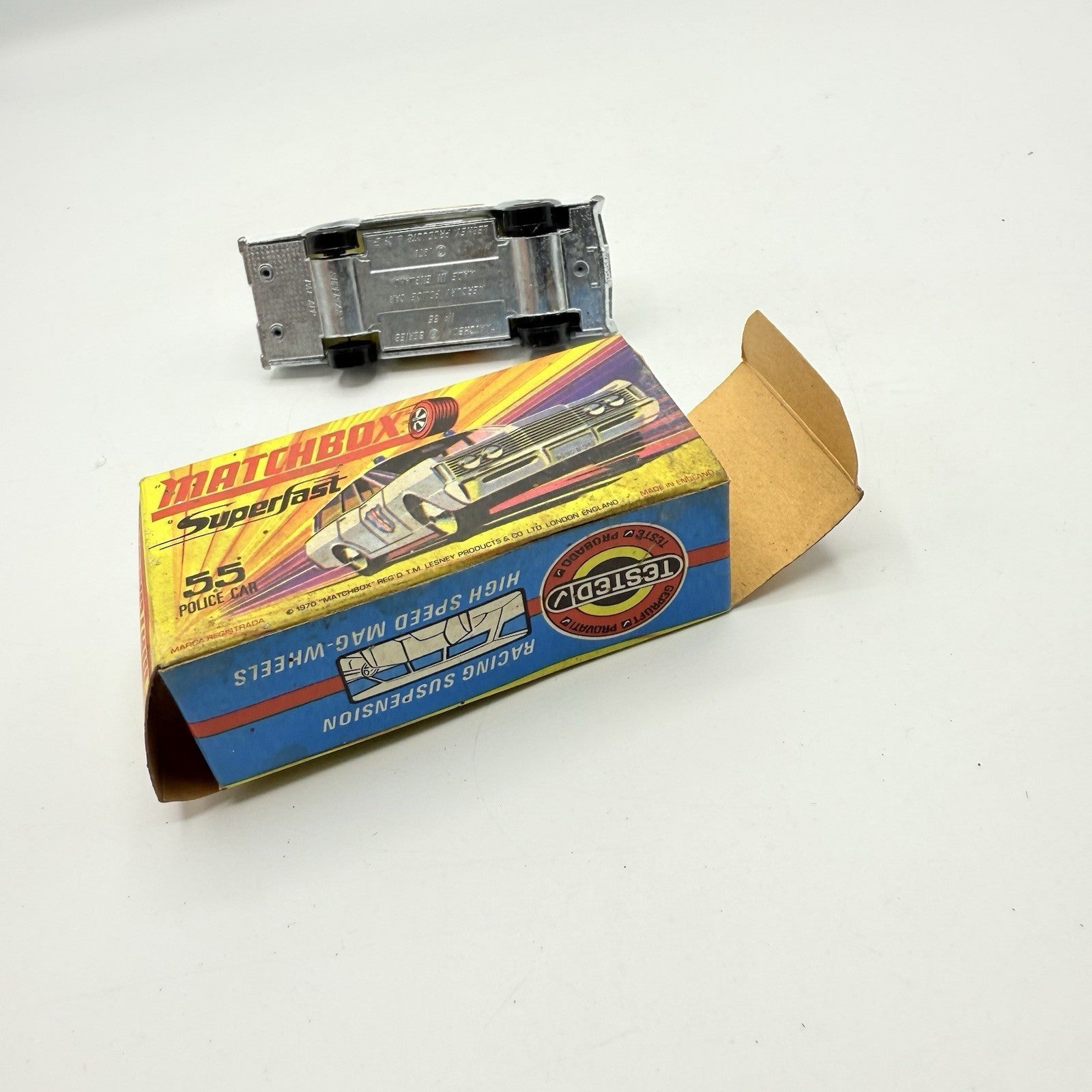 Matchbox Superfast 55 Mercury Police Station Wagon with Bonnet & Door Labels - Magic Matchbox