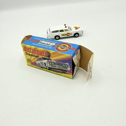 Matchbox Superfast 55 Mercury Police Station Wagon with Bonnet & Door Labels - Magic Matchbox