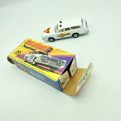 Matchbox Superfast 55 Mercury Police Station Wagon with Bonnet & Door Labels - Magic Matchbox