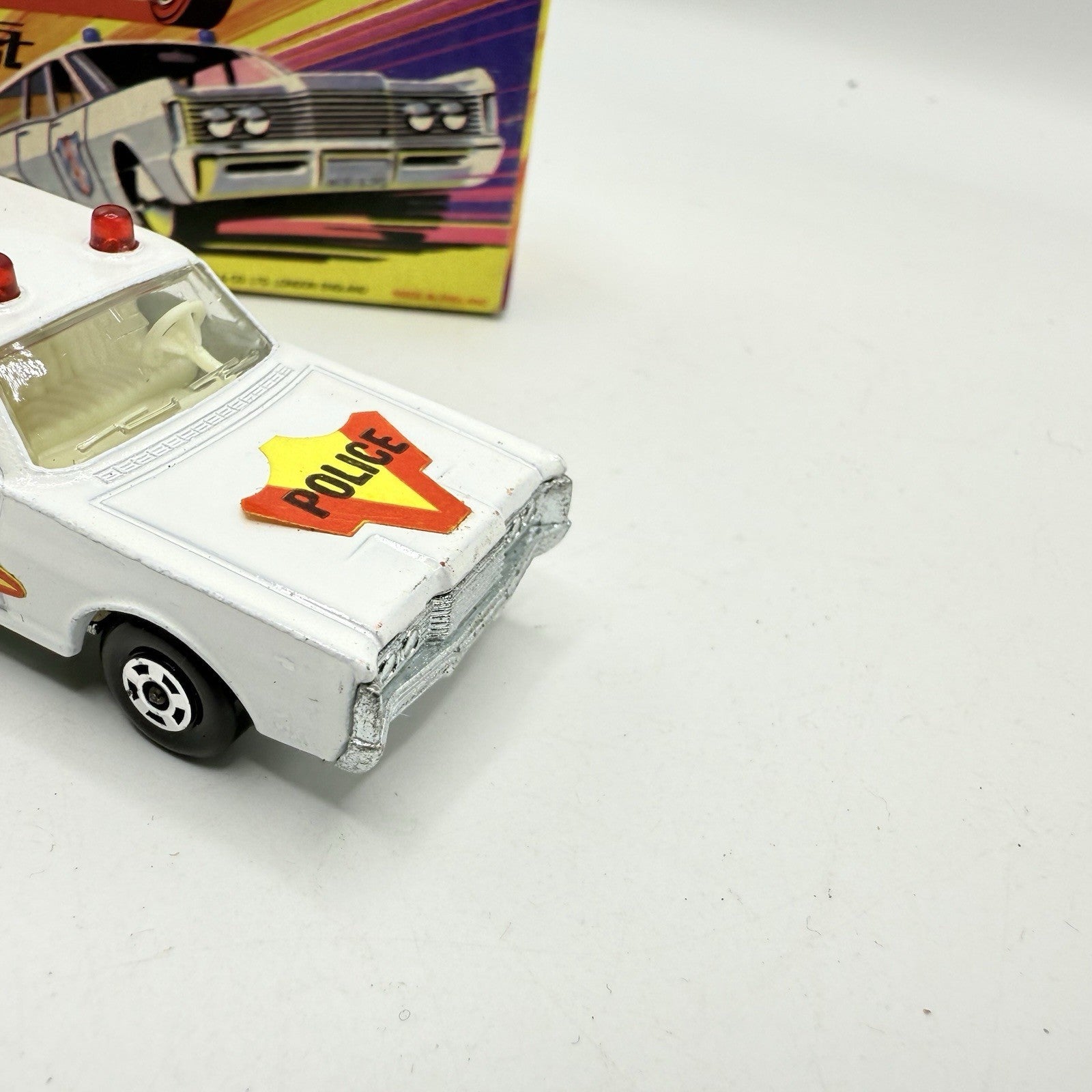Matchbox Superfast 55 Mercury Police Station Wagon with Bonnet & Door Labels - Magic Matchbox