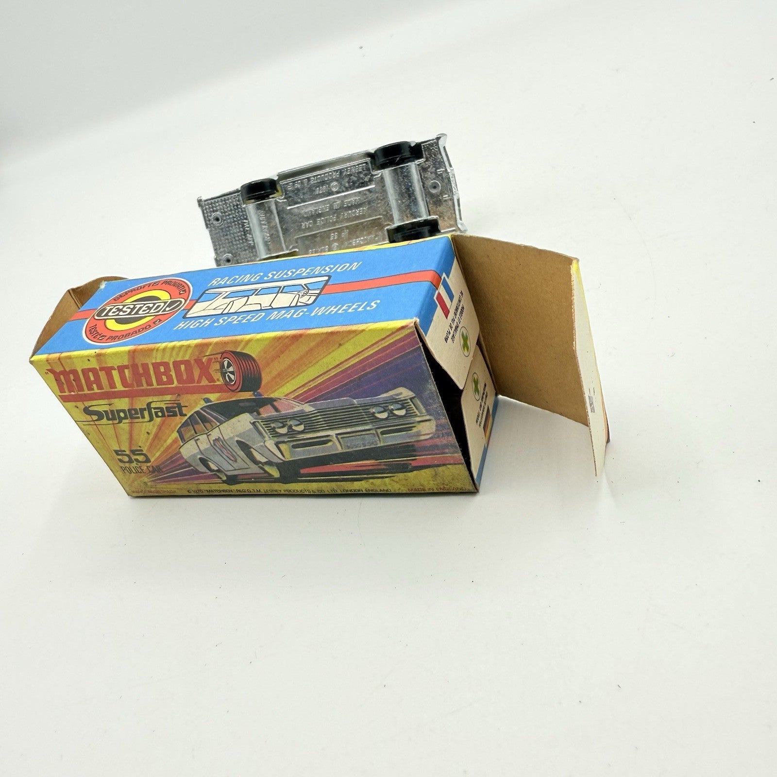 Matchbox Superfast 55 Mercury Police Station Wagon with Bonnet & Door Labels - Magic Matchbox