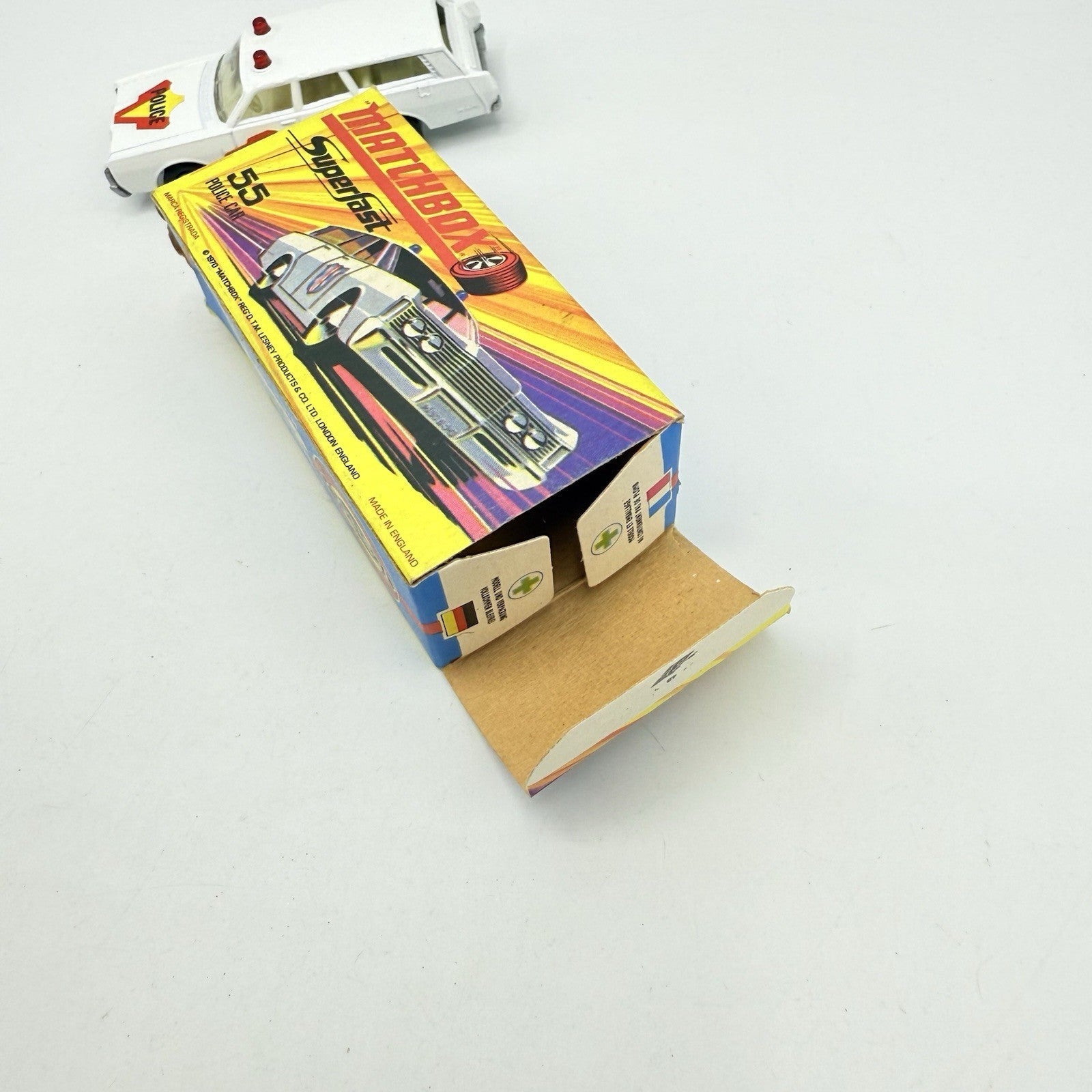 Matchbox Superfast 55 Mercury Police Station Wagon with Bonnet & Door Labels - Magic Matchbox