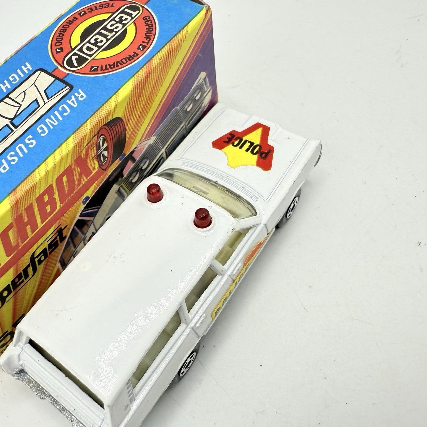 Matchbox Superfast 55 Mercury Police Station Wagon with Bonnet & Door Labels - Magic Matchbox