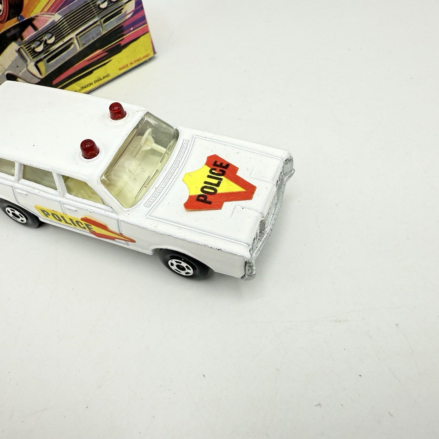 Matchbox Superfast 55 Mercury Police Station Wagon with Bonnet & Door Labels - Magic Matchbox