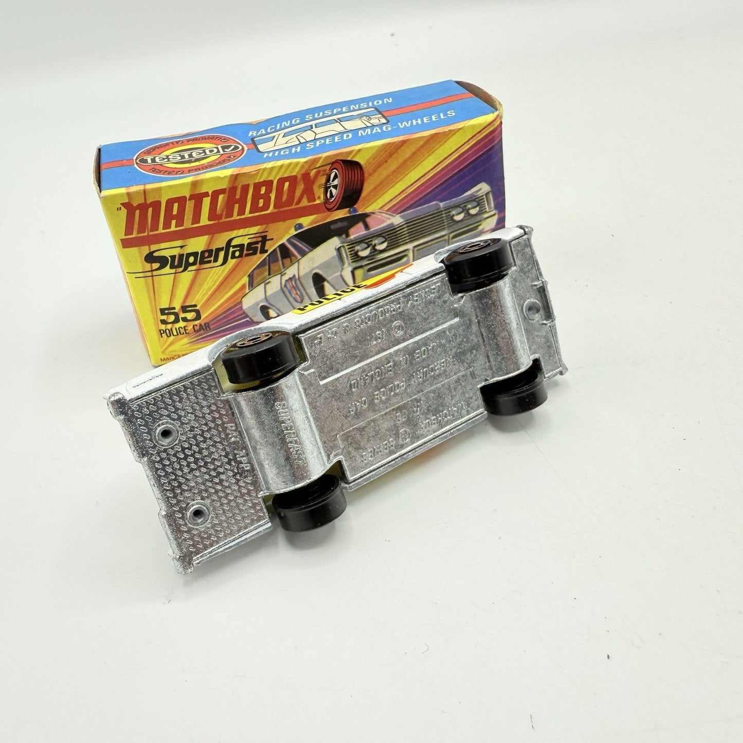 Matchbox Superfast 55 Mercury Police Station Wagon with Bonnet & Door Labels - Magic Matchbox