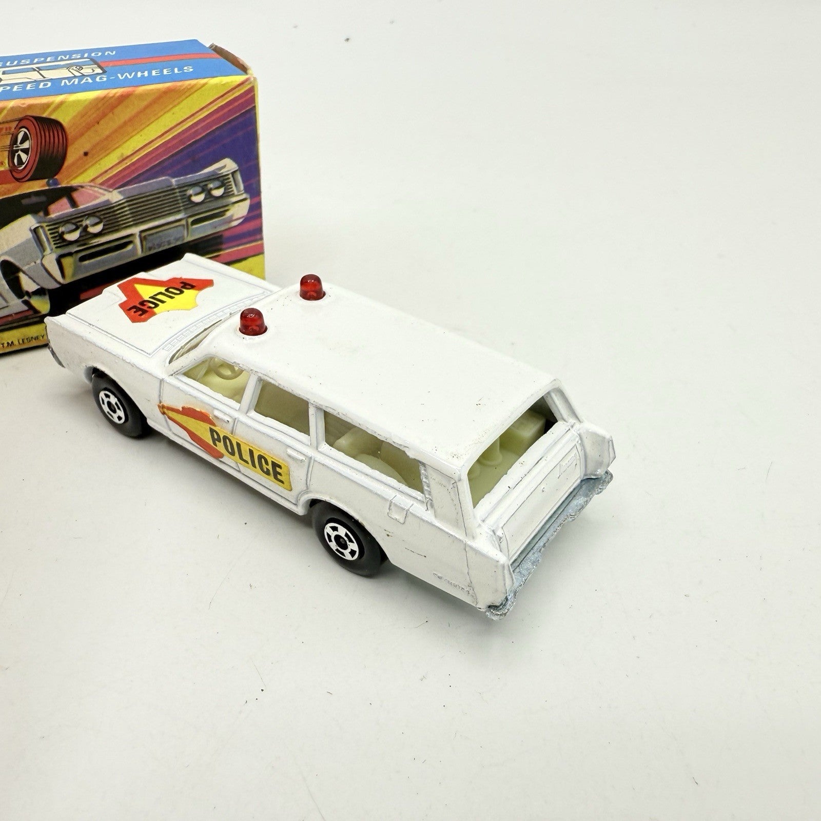 Matchbox Superfast 55 Mercury Police Station Wagon with Bonnet & Door Labels - Magic Matchbox