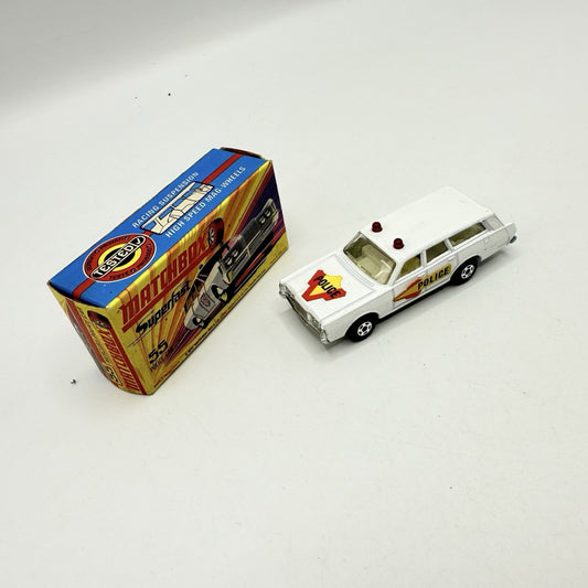 Matchbox Superfast 55 Mercury Police Station Wagon with Bonnet & Door Labels - Magic Matchbox