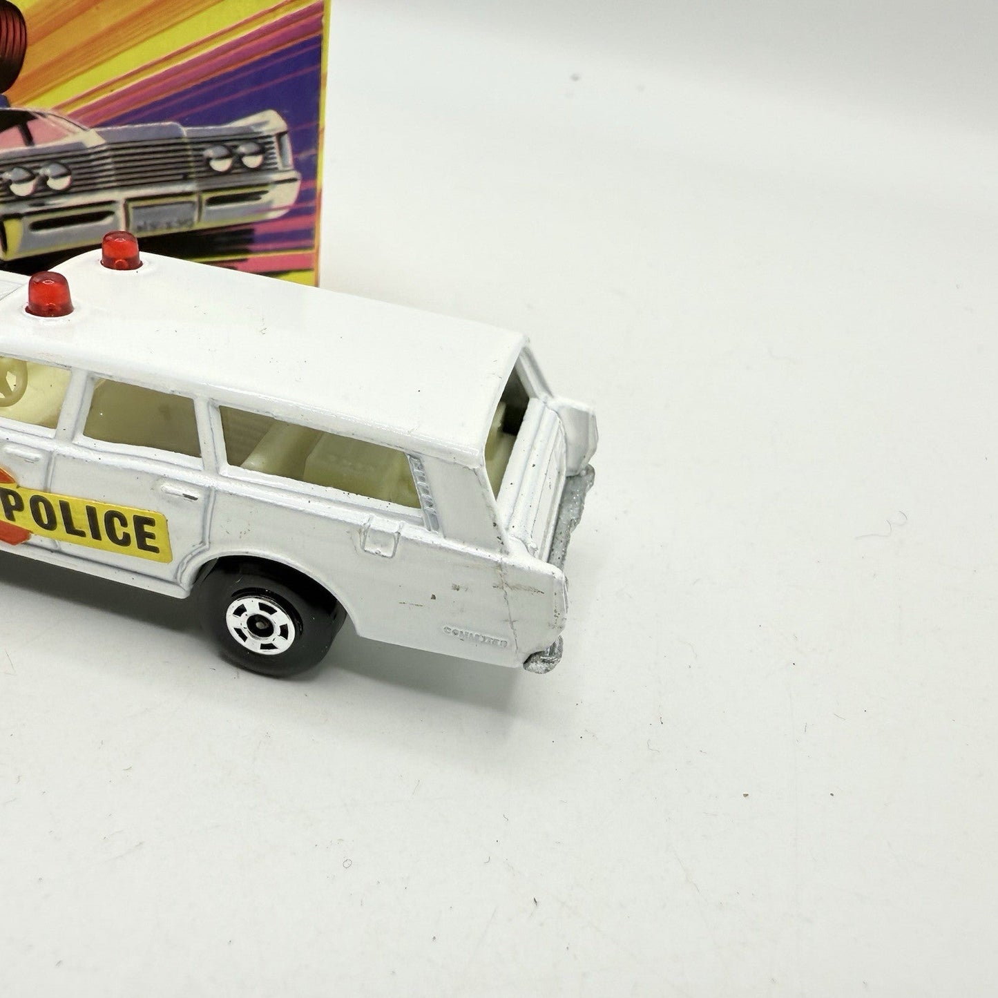 Matchbox Superfast 55 Mercury Police Station Wagon with Bonnet & Door Labels - Magic Matchbox