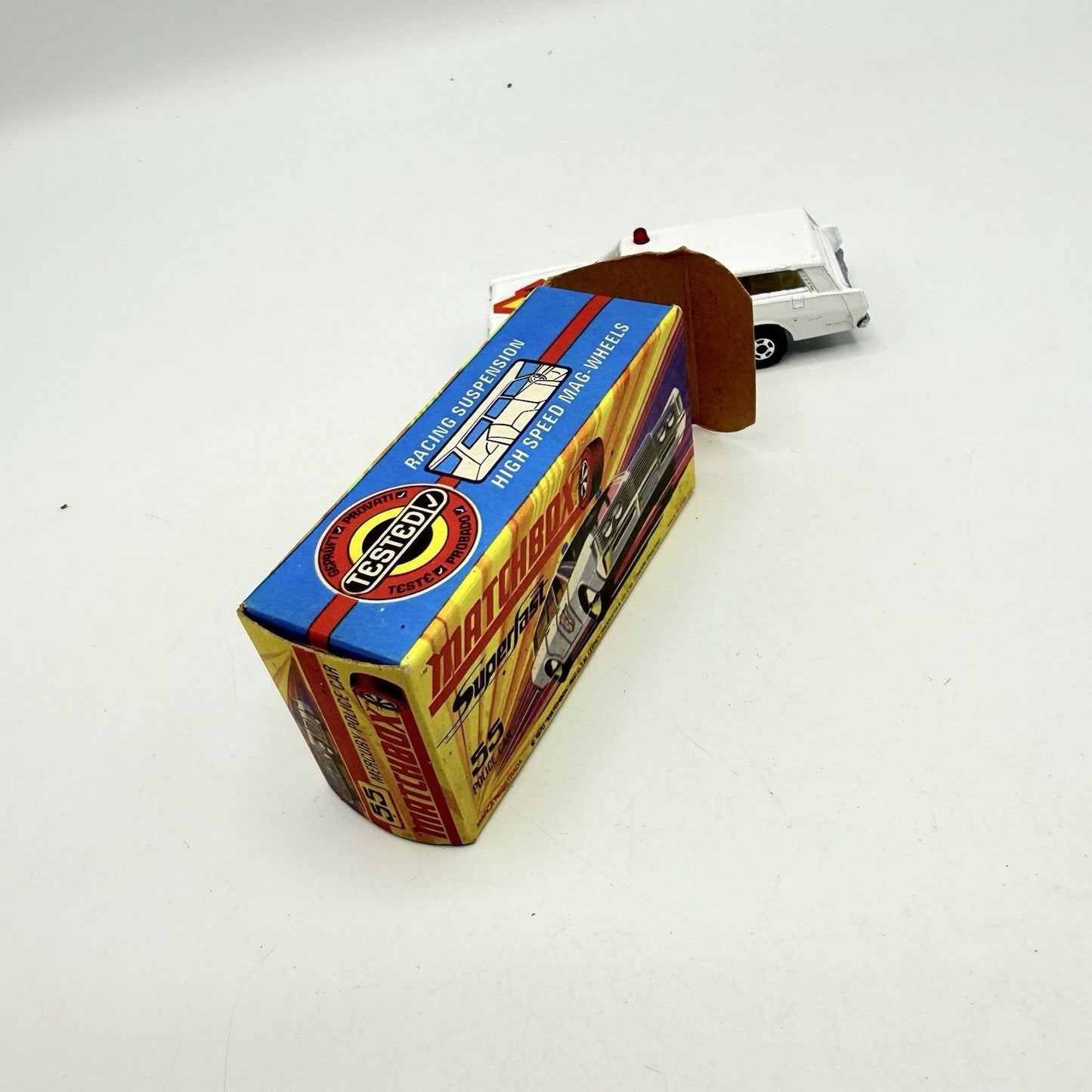 Matchbox Superfast 55 Mercury Police Station Wagon with Bonnet & Door Labels - Magic Matchbox