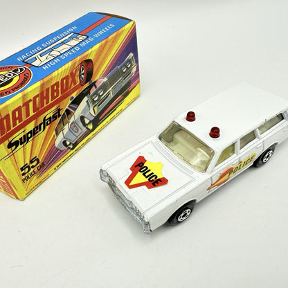 Matchbox Superfast 55 Mercury Police Station Wagon with Bonnet & Door Labels - Magic Matchbox