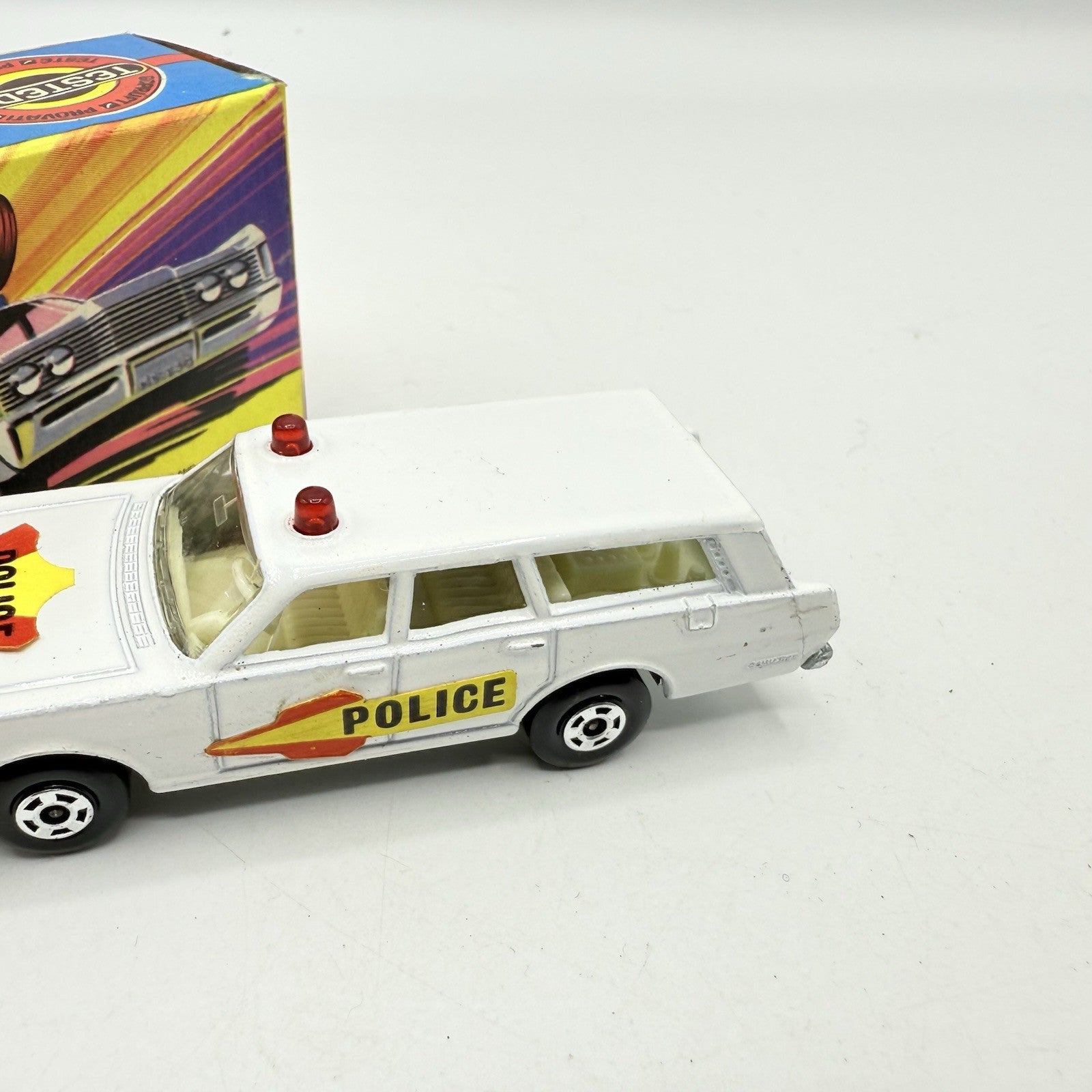 Matchbox Superfast 55 Mercury Police Station Wagon with Bonnet & Door Labels - Magic Matchbox